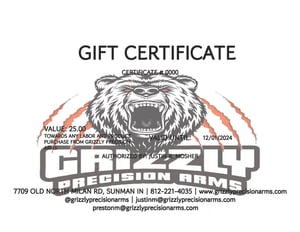 GPA Gift Certificate 25.00